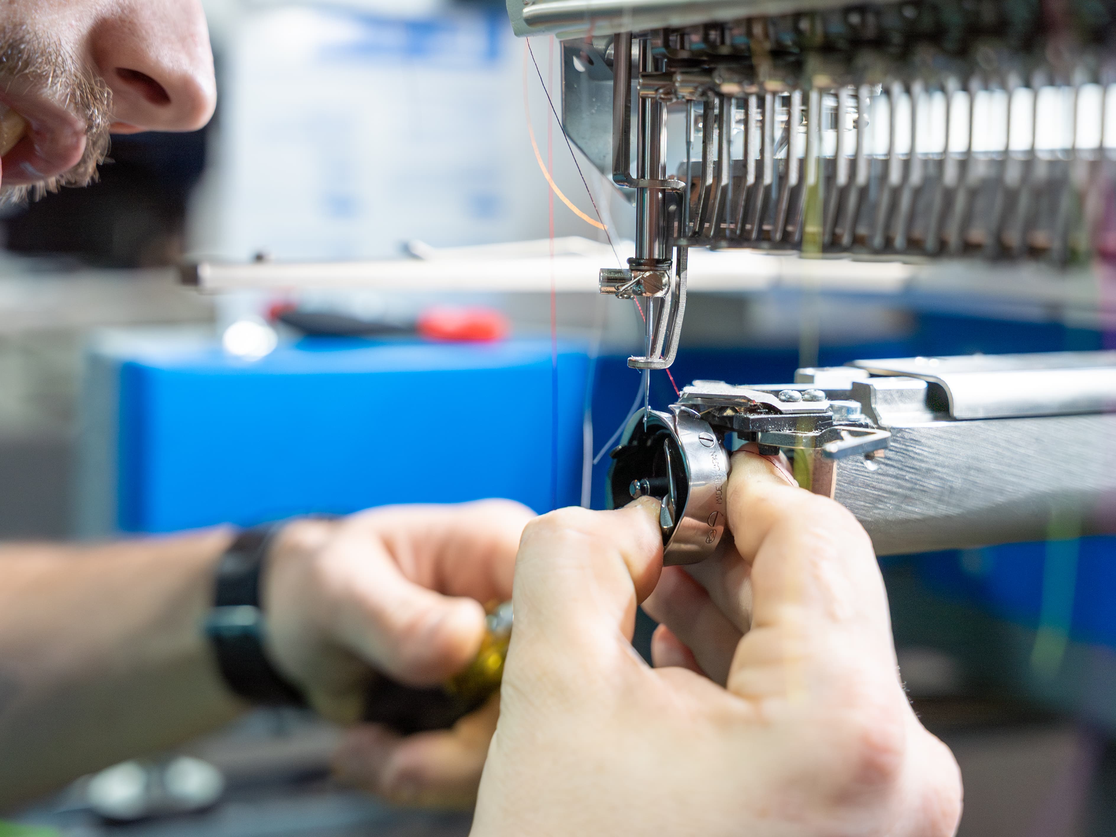 ZSK technician at work